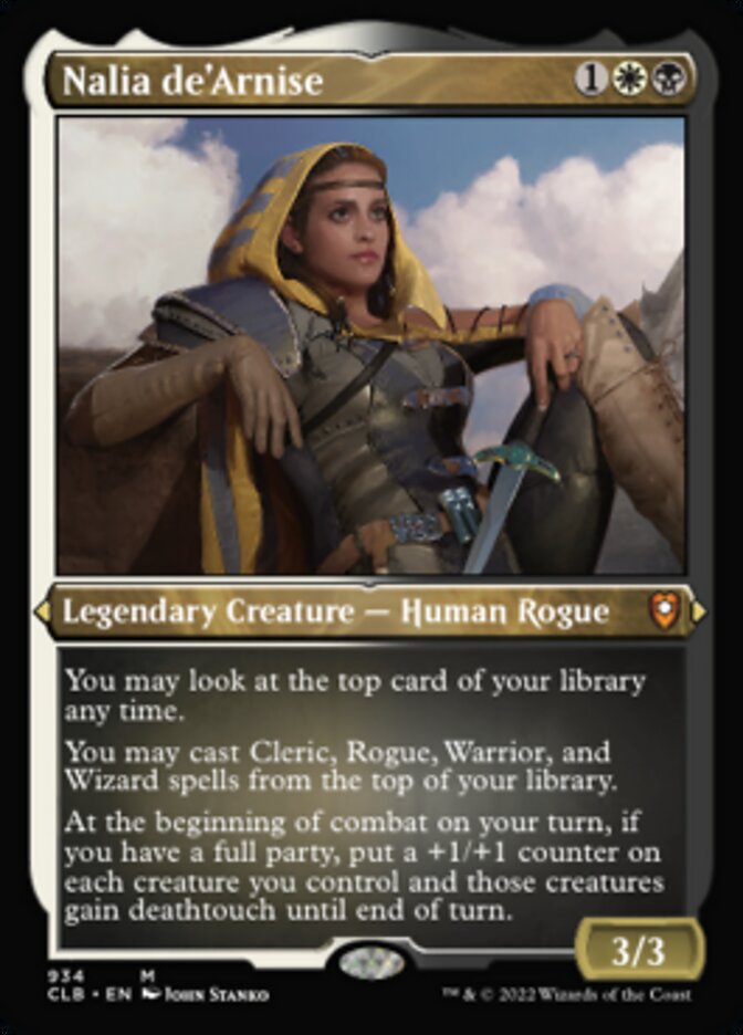 Nalia de'Arnise (Display Commander) (Foil Etched) [Commander Legends: Battle for Baldur's Gate] | Exor Games Dartmouth