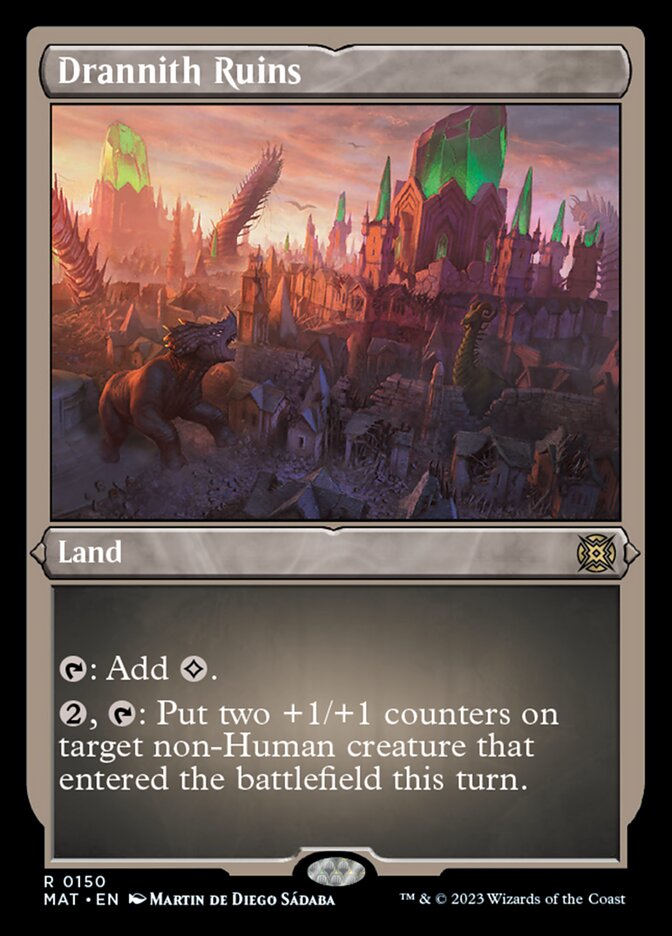 Drannith Ruins (Foil Etched) [March of the Machine: The Aftermath] | Exor Games Dartmouth