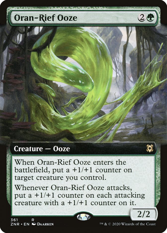 Oran-Rief Ooze (Extended Art) [Zendikar Rising] | Exor Games Dartmouth