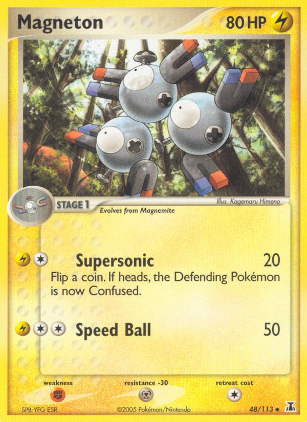 Magneton (48/113) [EX: Delta Species] | Exor Games Dartmouth