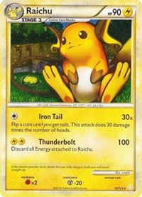 Raichu (10/123) (Cracked Ice Holo) [HeartGold & SoulSilver: Base Set] | Exor Games Dartmouth