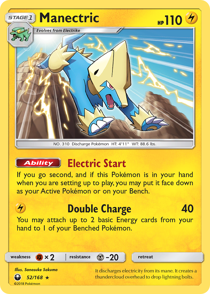 Manectric (52/168) [Sun & Moon: Celestial Storm] | Exor Games Dartmouth