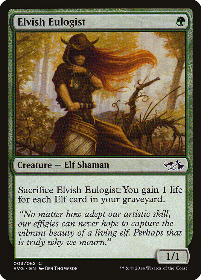 Elvish Eulogist (Elves vs. Goblins) [Duel Decks Anthology] | Exor Games Dartmouth