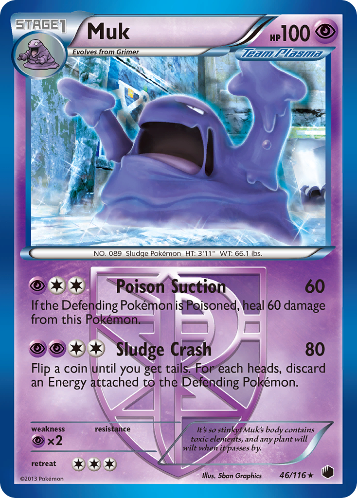 Muk (46/116) [Black & White: Plasma Freeze] | Exor Games Dartmouth