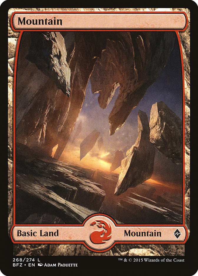 Mountain (268) [Battle for Zendikar] | Exor Games Dartmouth