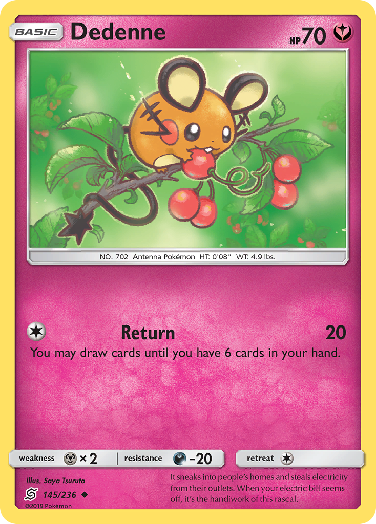 Dedenne (145/236) [Sun & Moon: Unified Minds] | Exor Games Dartmouth