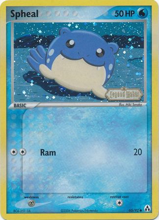 Spheal (65/92) (Stamped) [EX: Legend Maker] | Exor Games Dartmouth