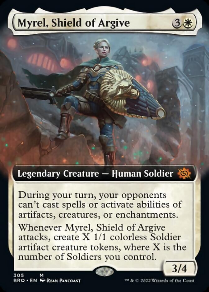 Myrel, Shield of Argive (Extended Art) [The Brothers' War] | Exor Games Dartmouth