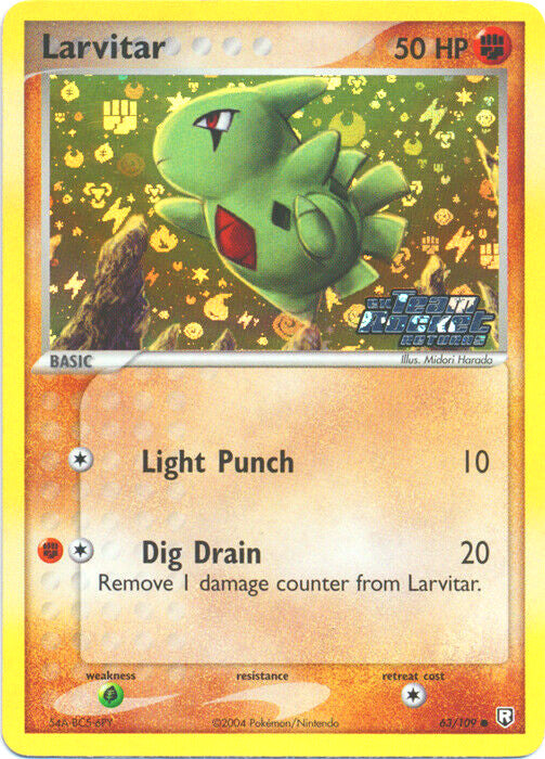 Larvitar (63/109) (Stamped) [EX: Team Rocket Returns] | Exor Games Dartmouth