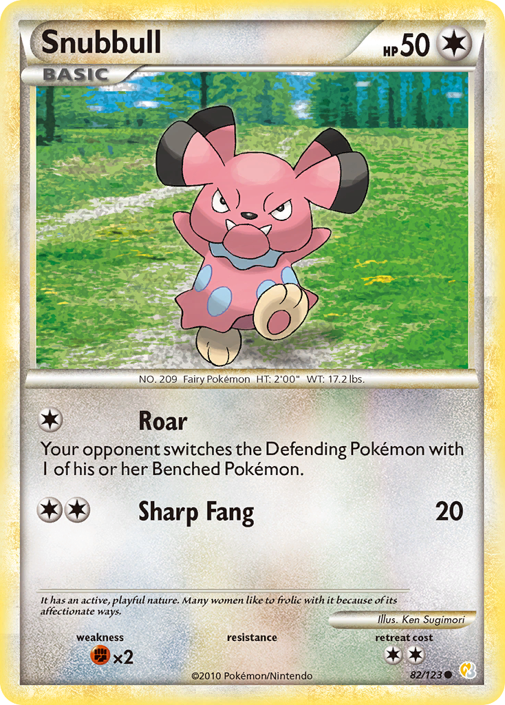 Snubbull (82/123) [HeartGold & SoulSilver: Base Set] | Exor Games Dartmouth