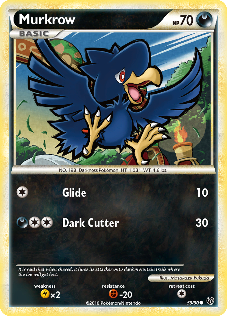 Murkrow (59/90) [HeartGold & SoulSilver: Undaunted] | Exor Games Dartmouth