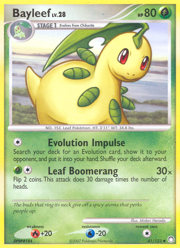 Bayleef (41/123) [Diamond & Pearl: Mysterious Treasures] | Exor Games Dartmouth