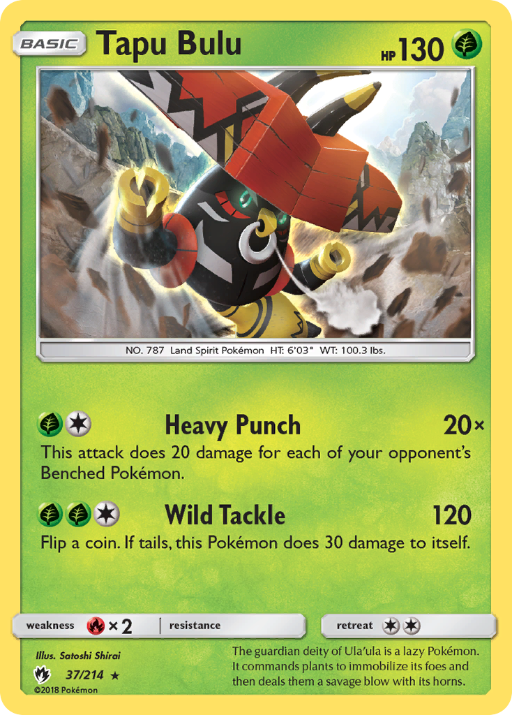 Tapu Bulu (37/214) [Sun & Moon: Lost Thunder] | Exor Games Dartmouth