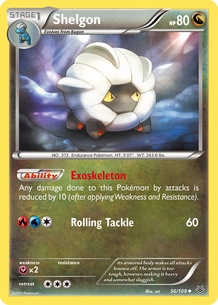 Shelgon (56/108) [XY: Roaring Skies] | Exor Games Dartmouth