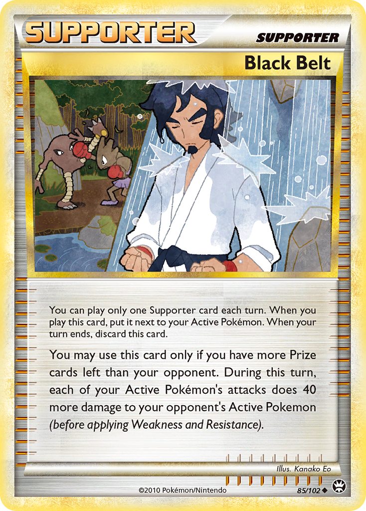 Black Belt (85/102) [HeartGold & SoulSilver: Triumphant] | Exor Games Dartmouth