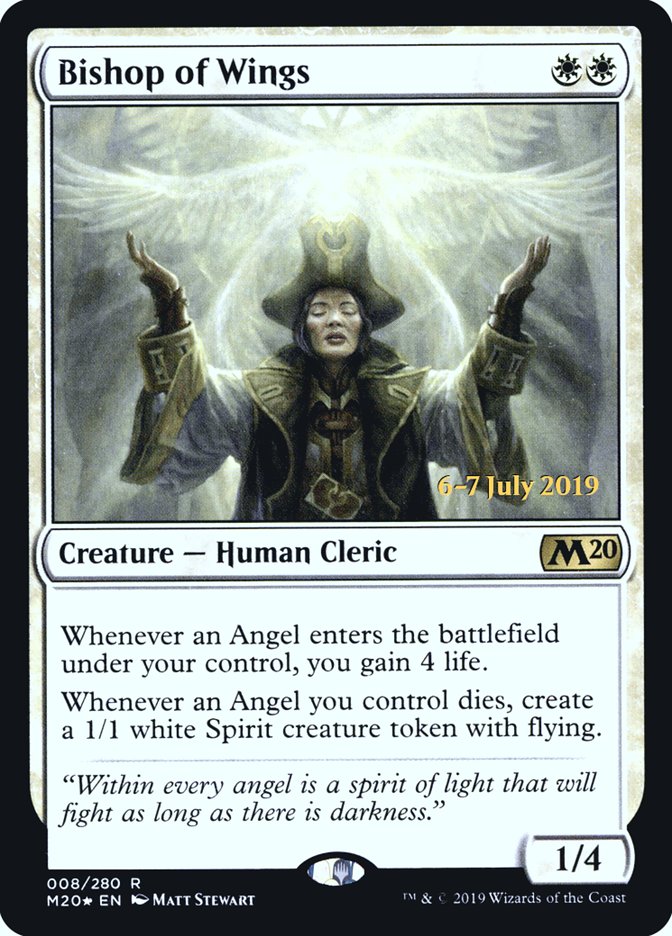 Bishop of Wings  [Core Set 2020 Prerelease Promos] | Exor Games Dartmouth