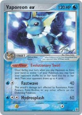 Vaporeon ex (110/113) (Legendary Ascent - Tom Roos) [World Championships 2007] | Exor Games Dartmouth