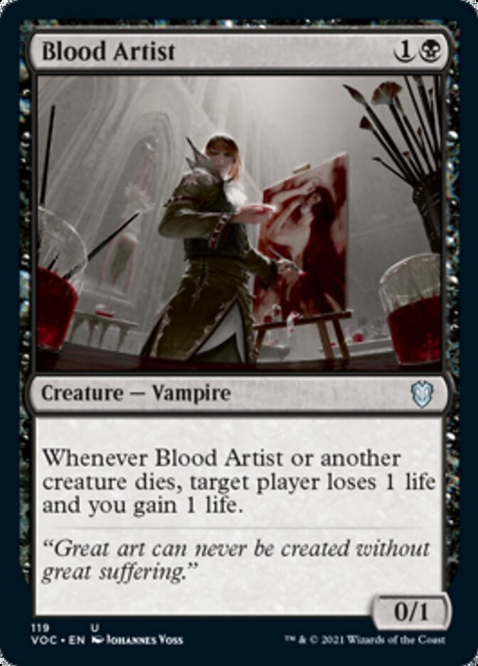 Blood Artist [Innistrad: Crimson Vow Commander] | Exor Games Dartmouth