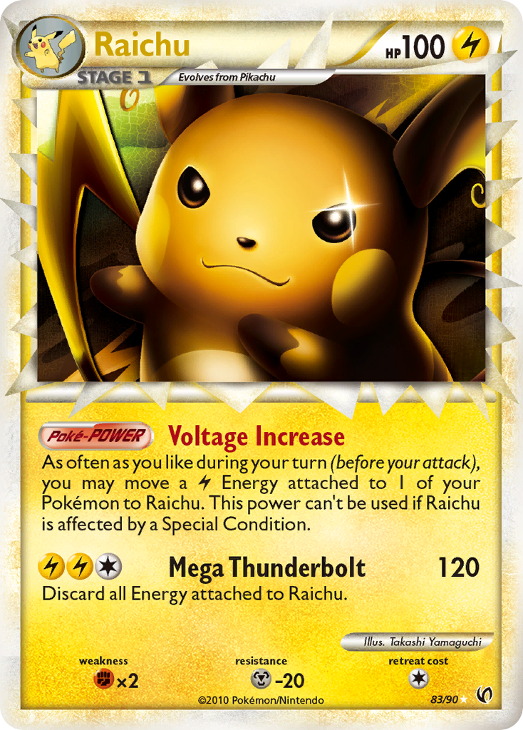 Raichu (83/90) [HeartGold & SoulSilver: Undaunted] | Exor Games Dartmouth