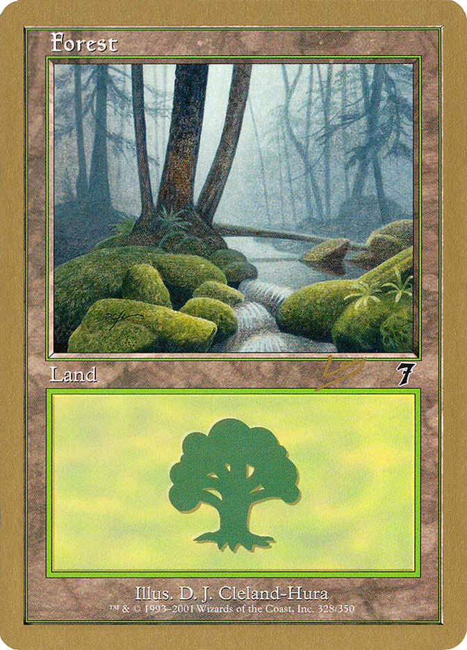 Forest (rl328) (Raphael Levy) [World Championship Decks 2002] | Exor Games Dartmouth