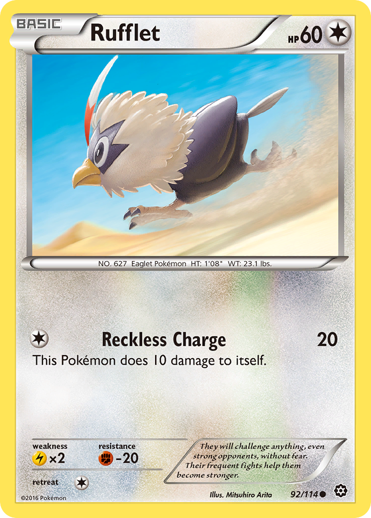 Rufflet (92/114) [XY: Steam Siege] | Exor Games Dartmouth