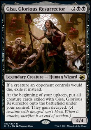 Gisa, Glorious Resurrector (Promo Pack) [Innistrad: Midnight Hunt Promos] | Exor Games Dartmouth