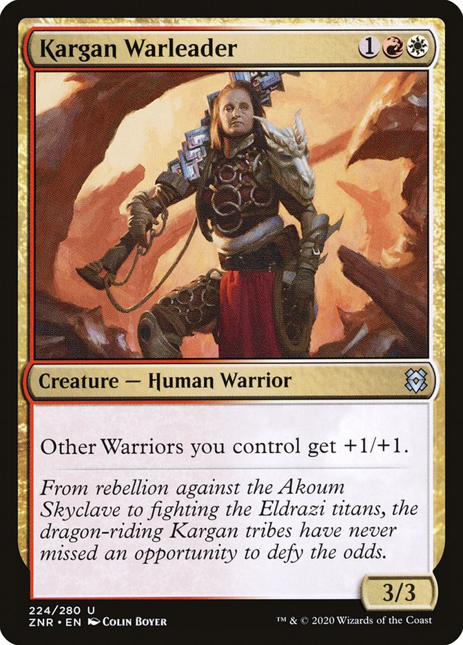 Kargan Warleader [Zendikar Rising] | Exor Games Dartmouth