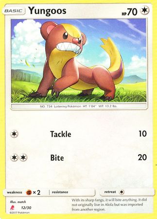 Yungoos (12/30) [Sun & Moon: Trainer Kit - Lycanroc] | Exor Games Dartmouth