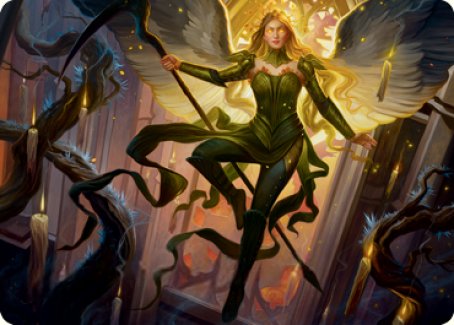 Sigarda, Champion of Light Art Card [Innistrad: Midnight Hunt Art Series] | Exor Games Dartmouth