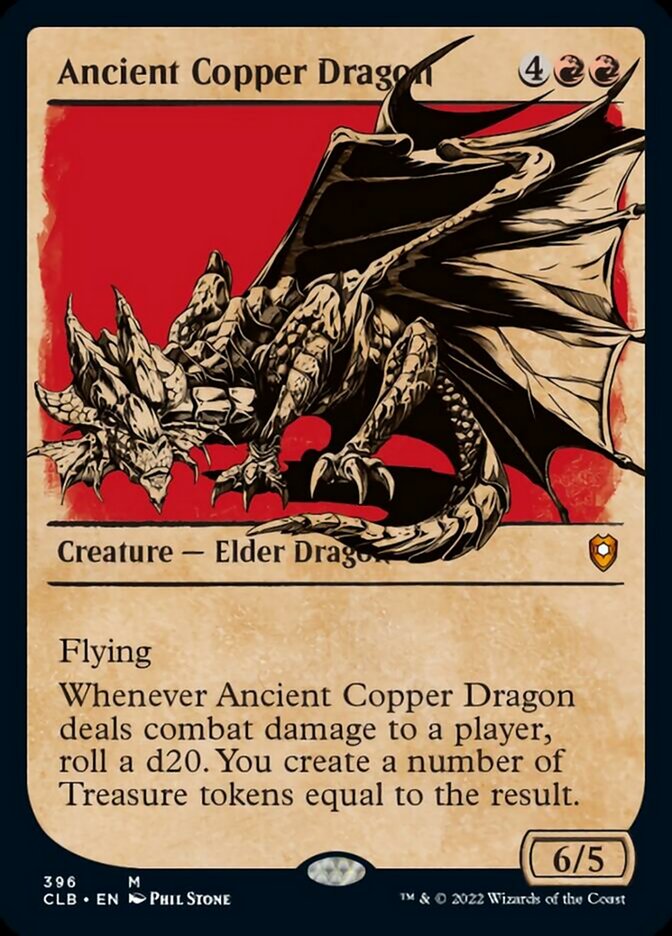 Ancient Copper Dragon (Showcase) [Commander Legends: Battle for Baldur's Gate] | Exor Games Dartmouth