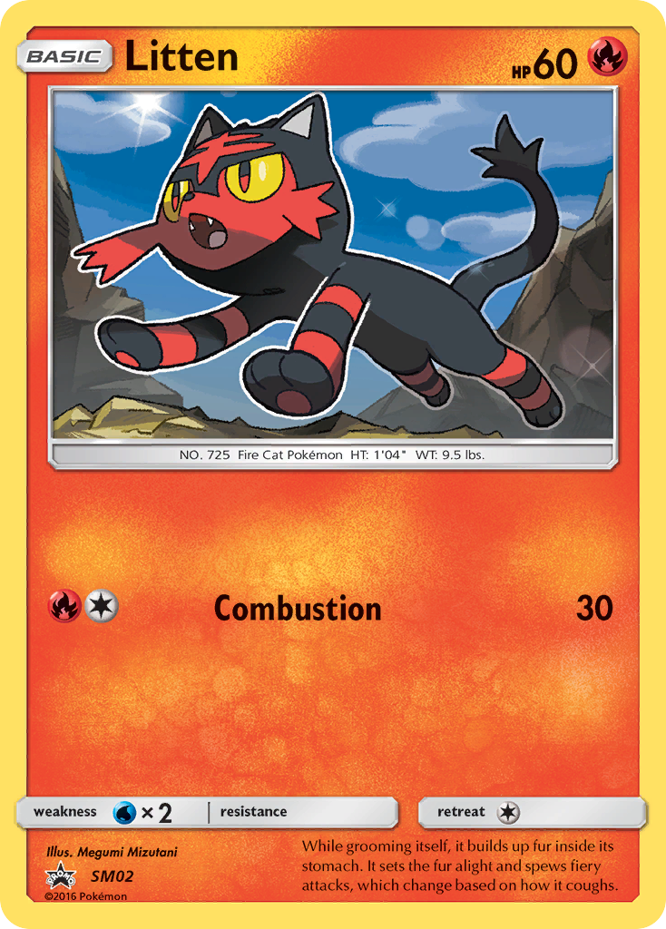 Litten (SM02) [Sun & Moon: Black Star Promos] | Exor Games Dartmouth