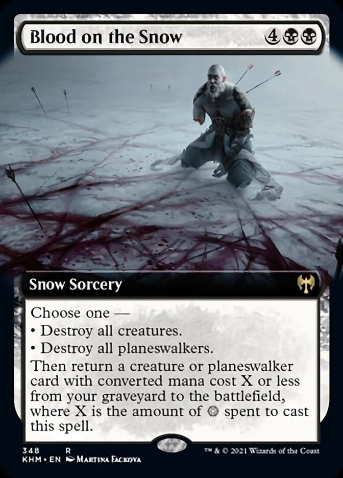 Blood on the Snow (Extended Art) [Kaldheim] | Exor Games Dartmouth