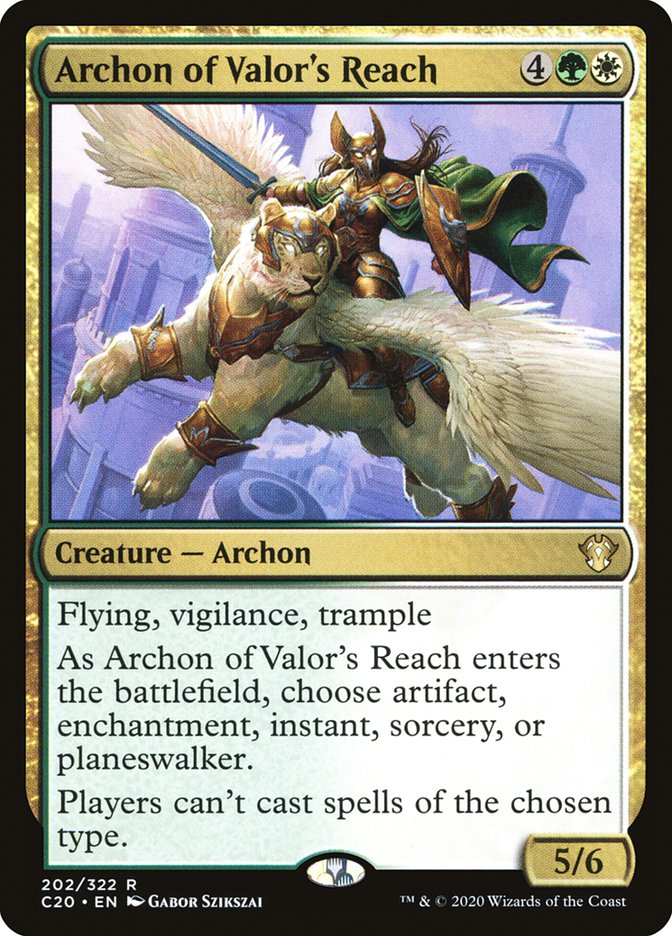 Archon of Valor's Reach [Commander 2020] | Exor Games Dartmouth