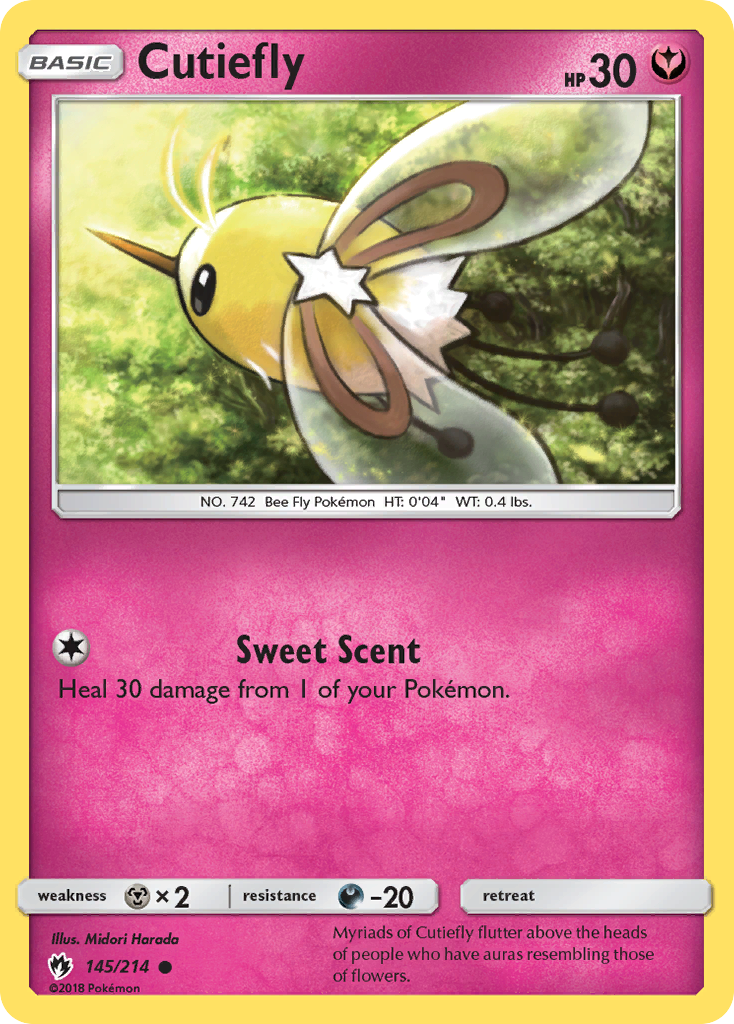 Cutiefly (145/214) [Sun & Moon: Lost Thunder] | Exor Games Dartmouth
