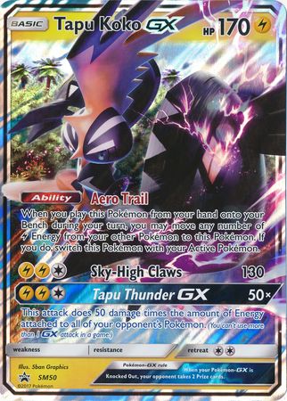 Tapu Koko GX (SM50) (Jumbo Card) [Sun & Moon: Black Star Promos] | Exor Games Dartmouth