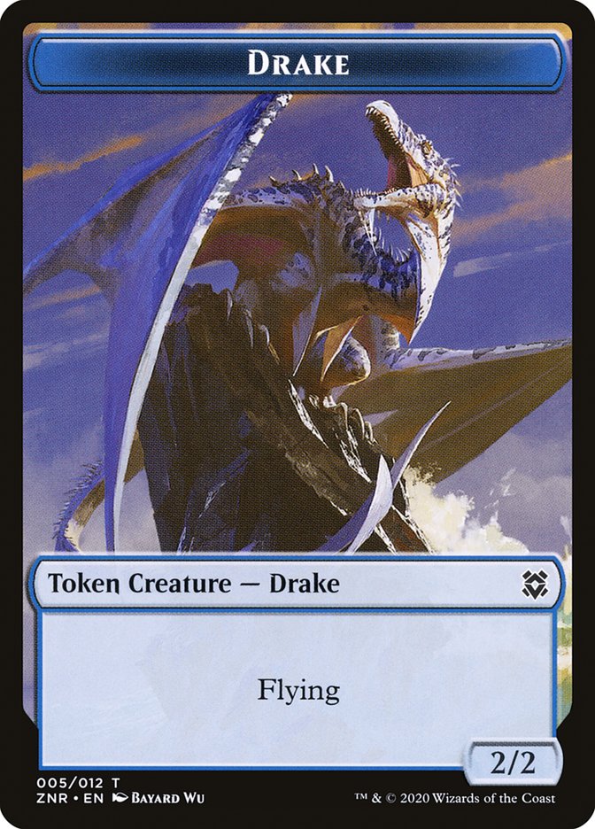 Drake Token [Zendikar Rising] | Exor Games Dartmouth