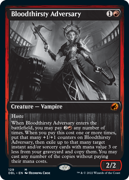 Bloodthirsty Adversary [Innistrad: Double Feature] | Exor Games Dartmouth