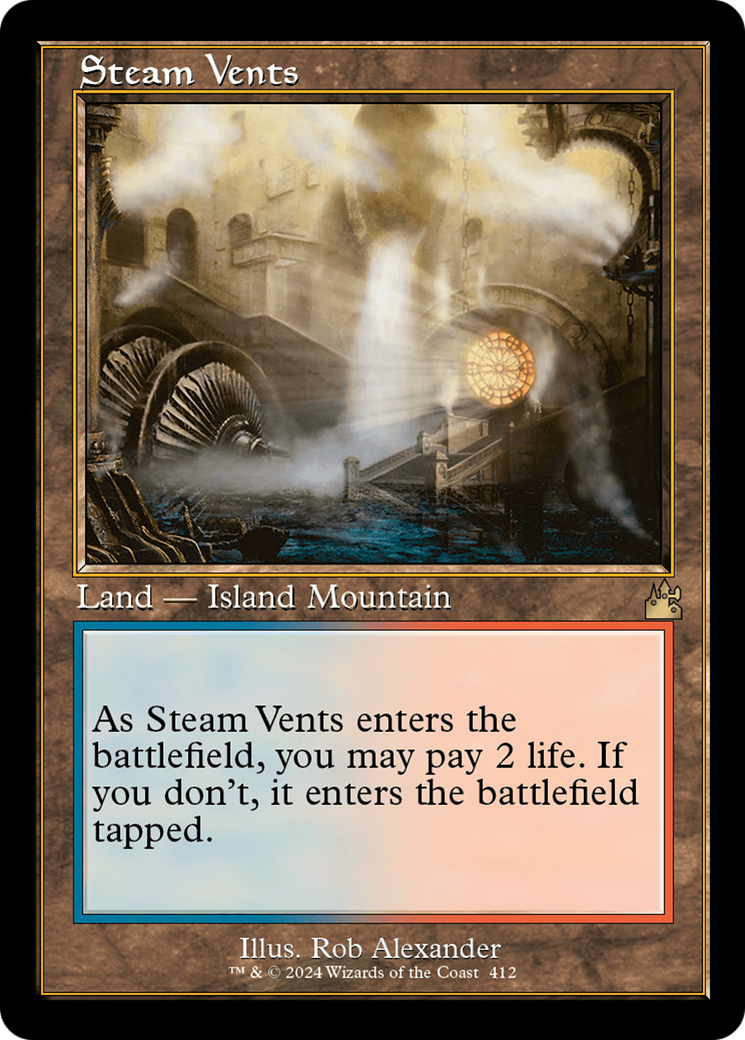 Steam Vents (Retro) [Ravnica Remastered] | Exor Games Dartmouth