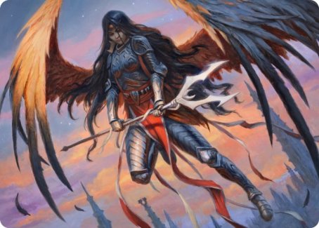 Liesa, Forgotten Archangel Art Card [Innistrad: Midnight Hunt Art Series] | Exor Games Dartmouth