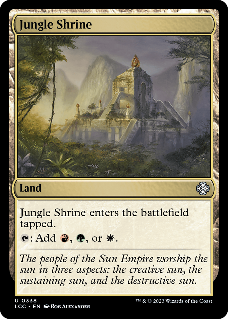 Jungle Shrine [The Lost Caverns of Ixalan Commander] | Exor Games Dartmouth