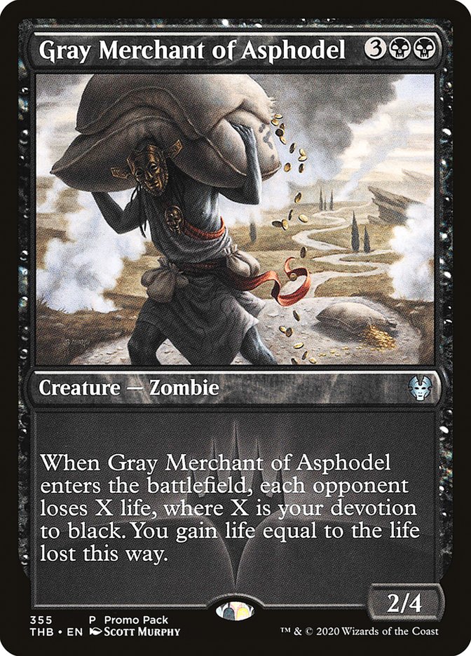 Gray Merchant of Asphodel (Promo Pack) [Theros Beyond Death Promos] | Exor Games Dartmouth