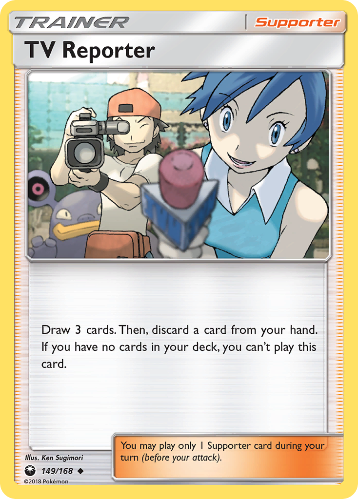 TV Reporter (149/168) [Sun & Moon: Celestial Storm] | Exor Games Dartmouth