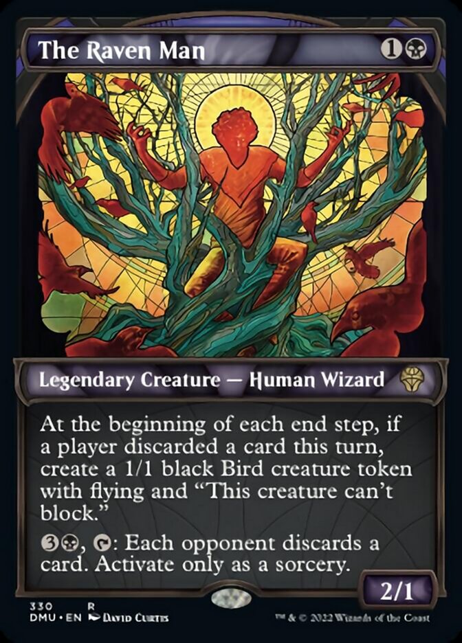 The Raven Man (Showcase Textured) [Dominaria United] | Exor Games Dartmouth