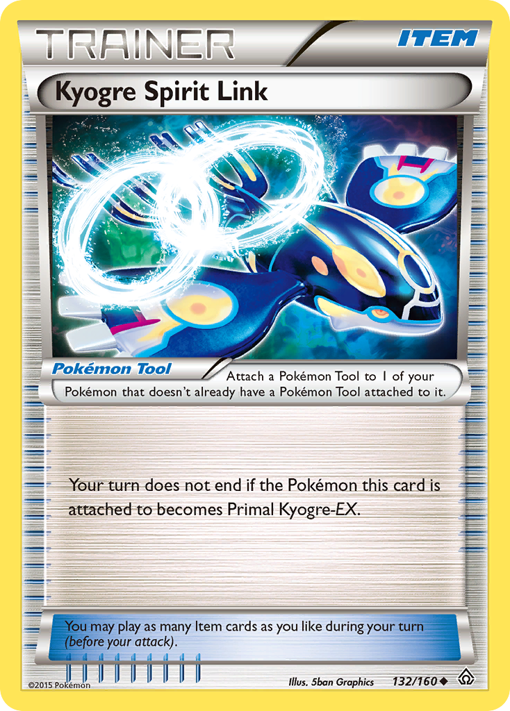 Kyogre Spirit Link (132/160) [XY: Primal Clash] | Exor Games Dartmouth