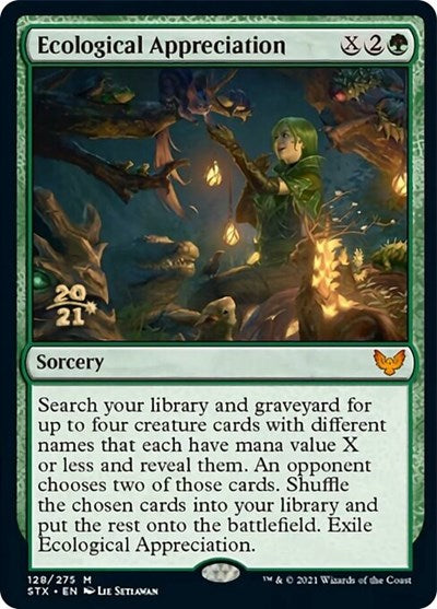 Ecological Appreciation [Strixhaven: School of Mages Prerelease Promos] | Exor Games Dartmouth