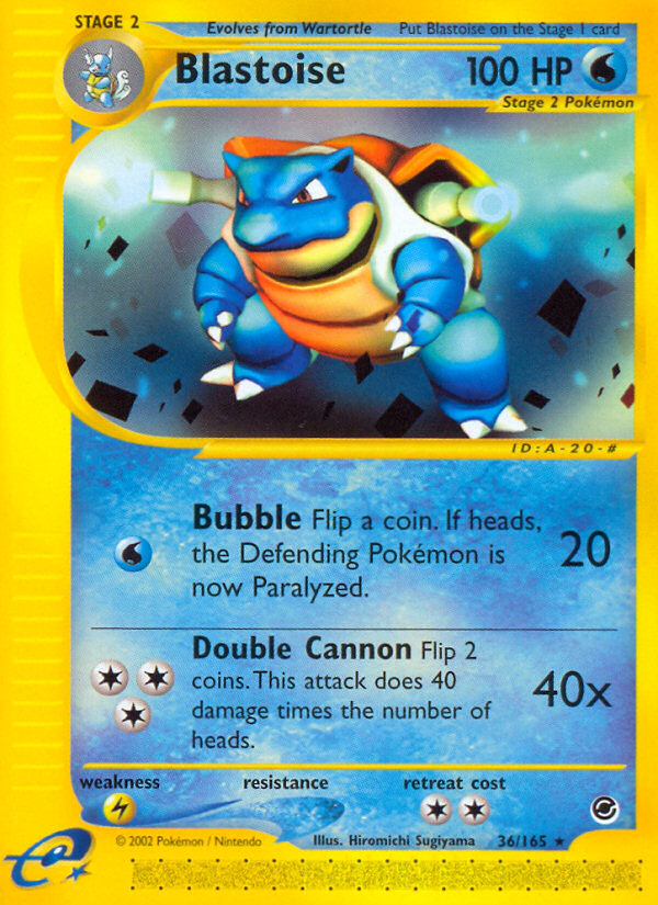 Blastoise (36/165) [Expedition: Base Set] | Exor Games Dartmouth