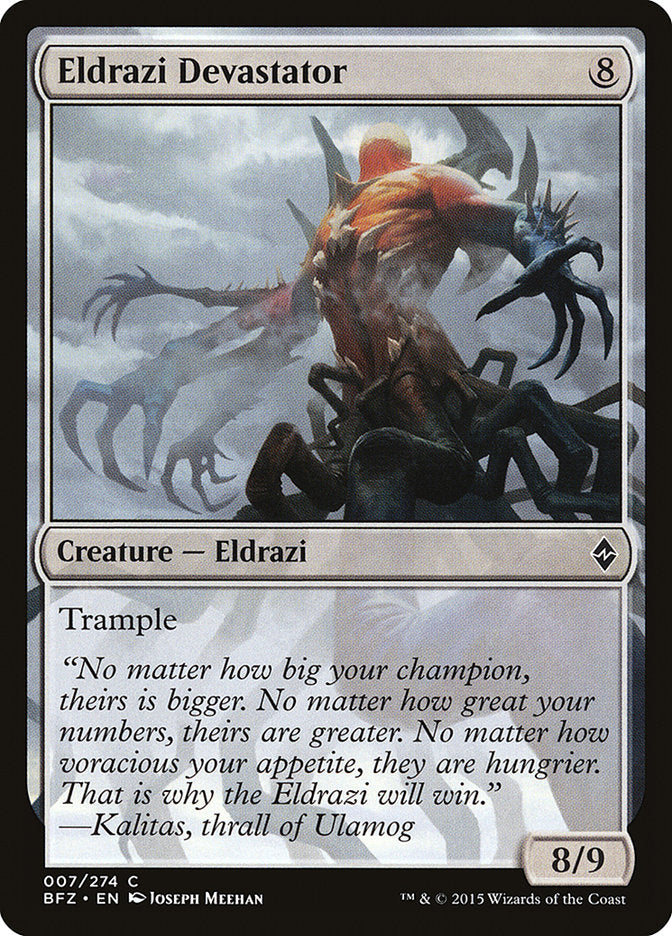 Eldrazi Devastator [Battle for Zendikar] | Exor Games Dartmouth