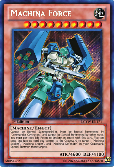 Machina Force [LCYW-EN171] Secret Rare | Exor Games Dartmouth