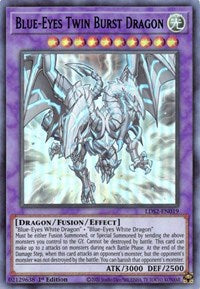 Blue-Eyes Twin Burst Dragon (Blue) [LDS2-EN019] Ultra Rare | Exor Games Dartmouth