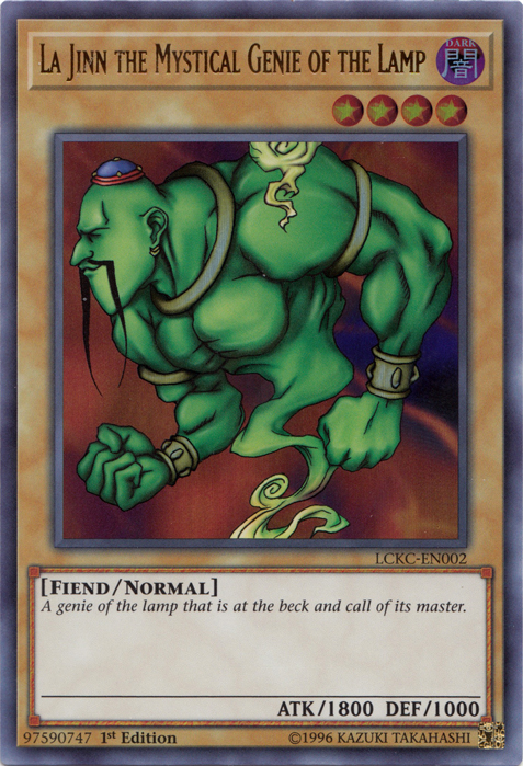 La Jinn the Mystical Genie of the Lamp [LCKC-EN002] Ultra Rare | Exor Games Dartmouth